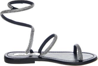 Steve Madden Platte sandalen - Dames - Sandalen - Grijs - 35 1/2 EU - Schoenen