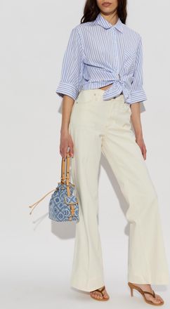 Rag & Bone Shirt With Stripe Pattern, Womens, Blue