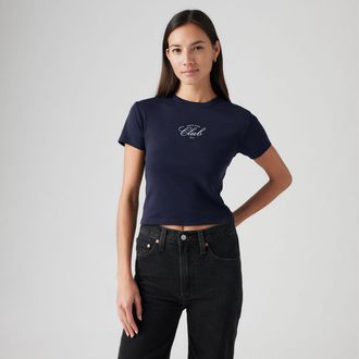 Levi's Graphic Essential Sporty Tee - Womens - S - Blue