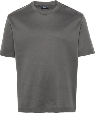 Herno Casual Grijs T-shirt - Heren - T-shirts - Grijs - S - Tops