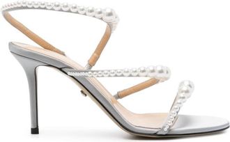 Mach & Mach Sirene Strappy Pearl Sandals