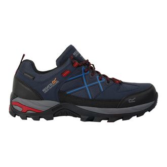 Regatta Mens Samaris III Low Walking Shoes (Navy/Rio Red) - Size UK 6