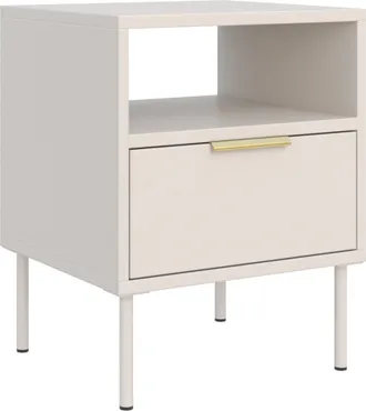 Selsey Mesita De Noche Con Caj&oacute;n Y Hueco - 45 Cm - Cachemira - Vena