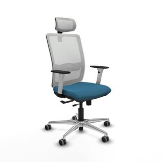 Piqueras y Crespo Piqueras Y Crespo Silla De Oficina Blanco Verde Petr&oacute;leo