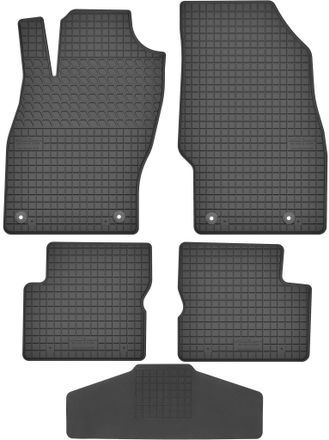 OEM Alfombrillas Motohobby 141105 + Funda 200000/1 - Opel Corsa D 2006-2014 Espacio Para Los Pies Delantero Derecho - Instaladas