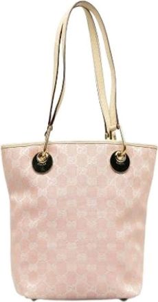 Gucci Bolso Tote de Lona Pre-owned - Pre-owned - Mujer - Rosa - ONE SIZE