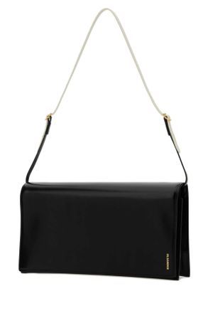 Jil Sander Womens Black Leather Medium File Shoulder Bag Borse A Mano