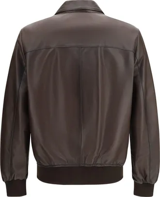 D&acute;Amico Mens Leather Jacket 497 Lamb Ovis Aries
