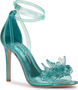 Jessica Simpson Janivah Ankle Strap Sandal in Summer Seafo at Nordstrom, Size 7.5