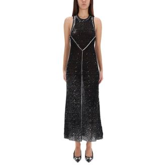 Diesel Asymmetrical Knit Dress - female - Diesel - Midi Dresses - Black - M - Dresses