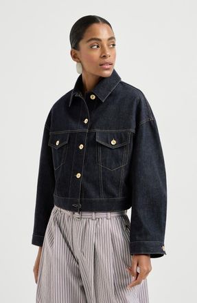 Brunello Cucinelli Denim jacket at Nordstrom, Size 50 It