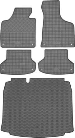 OEM Juego De Alfombrillas De Goma Para Coche Y Maletero Para Audi A3 Ii 8p Sportback (09.2004-01.2013)