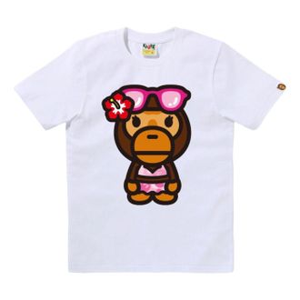 A Bathing Ape Big Baby Lisa Summer T-Shirt White 2M20-210-302-WHT