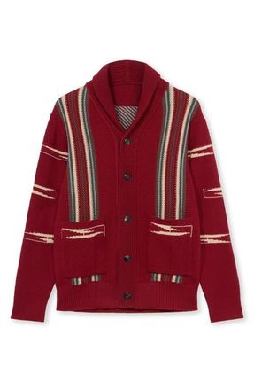 Fortela Henryc Navajo Cotton Cardigan in M2X at Nordstrom, Size Medium Eu