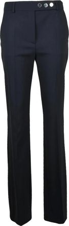 Sportmax Broeken, Dames, Blauw, 2Xs, Slim-fit Broeken