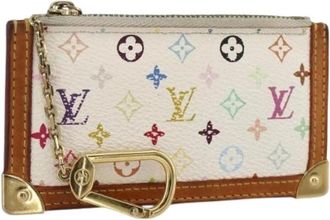 Louis Vuitton Pre-owned Monogram Multicolor Canvas Portemonnee - Dames - Vintage Accessoires - Veelkleurig - ONE Size - Leer - Vintage