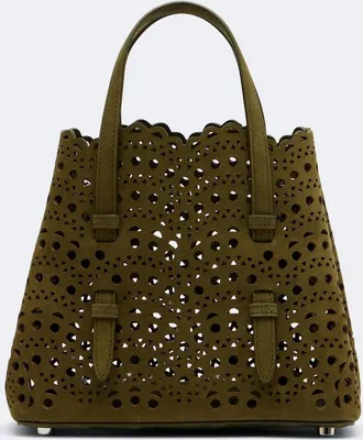 Alaia Ala&iuml;a Mina 20 Small leather top-handle bag