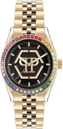 Philipp Plein Gold Stainless Steel Dress Womens Watch