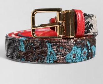 Dolce & Gabbana floral jacquard belt