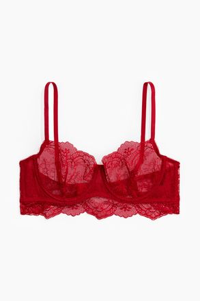H&M Balconette-BH aus Spitze - Red