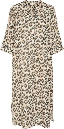 Cream CRBellis Caftan Dress - Dames - Casual kleedjes - Veelkleurig - L - Kleedjes