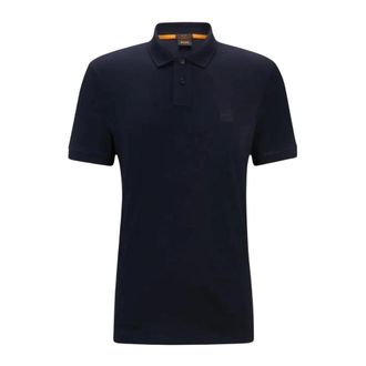 HUGO BOSS Tops, Heren, Blauw, M, Katoen, Passenger Polo
