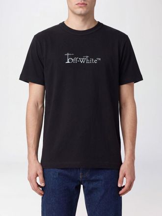 Off-white T-shirt in cotone con stampa grafica e logo Arrow