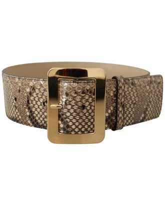 Dolce & Gabbana Python & Leather Belt