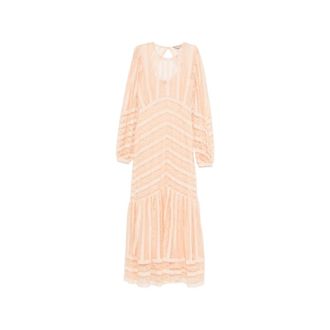 Twinset Twin-set Dresses - female - Twinset - Maxi Dresses - Orange - S - Dresses