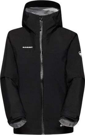 Mammut Crater Light Hardshell Hooded Jacket Regenjacke für Damen | schwarz