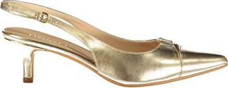 Twinset Slingback Sandalen - Dames - Pumps - Geel - 36 EU - Leer - Schoenen