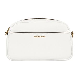 Michael Kors Cross Body Bags, female, White, Size: ONE SIZE Jet Set Small Crossbody Bag