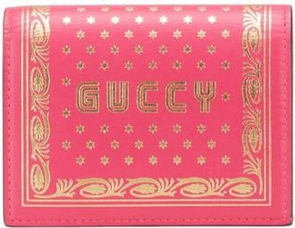 Gucci Pre-owned Wallets, female, Pink, Size: ONE SIZE Pre-owned Leather wallets
