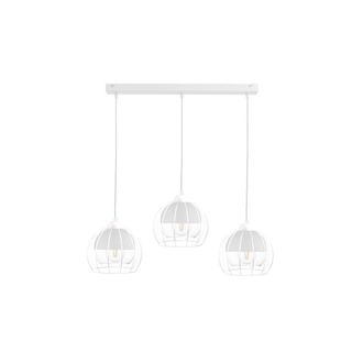 Netlighting Solo Bar Pendant Ceiling Light White 60cm 3x E27
