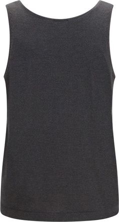 Brunello Cucinelli Womens Gray Cashmere Tank Tops