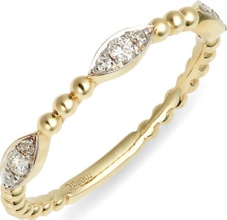 Meira T Marquise Cut Diamond Ring in Yellow at Nordstrom, Size 6.5