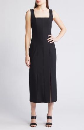 BOSS Dineza Midi Sheath Dress in Black at Nordstrom Rack, Size 16