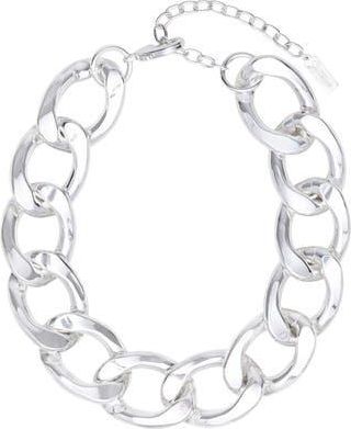 st. Moran Oversize Curb Link Chain Necklace in Silver at Nordstrom Rack