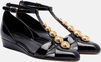 Chlo&eacute; Patent leather sandals