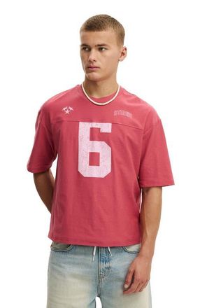 Cotton On Mens Cropped Fit Graphic T-Shirt in Soft Red Los Angeles Panel at Nordstrom, Size Xx-Large