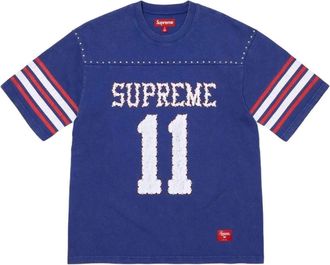 SUPREME SS26 Studded S/S Football T-Shirt Blue SUP-SS26-012-BLU