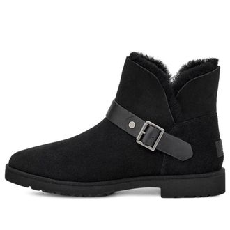UGG (WMNS) UGG Romely Short Buckle Boot Black 1132993-BLK