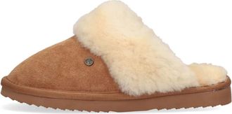 Warmbat Schoenen, Dames, Bruin, 44 EU, Su&egrave;de, Gezellige Flurry Su&egrave;de Pantoffels