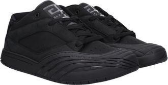 Givenchy Mens Black Fabric Low Top Sneakers