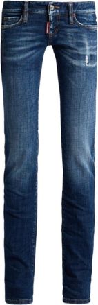 Dsquared2 Blue Skinny Fit Denim Jeans