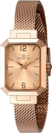 Invicta Angel Quartz Rose Gold Dial Ladies Watch 48153