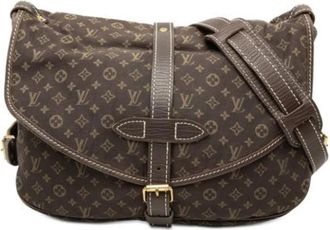 Louis Vuitton Pre-owned Vintage Schoudertas - Dames - Vintage Schoudertas - Bruin - ONE Size - Leer - Vintage