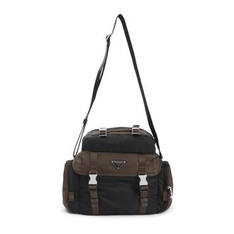 Prada Bandoliera Bag - male - Prada - Shoulder Bags - Brown - ONE SIZE - Bags