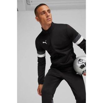 Puma Senior trainingspak teamRise zwart/wit