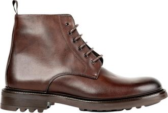 Exton Schoenen, Heren, Bruin, 41 EU, Leer, Vienna Enkellaars